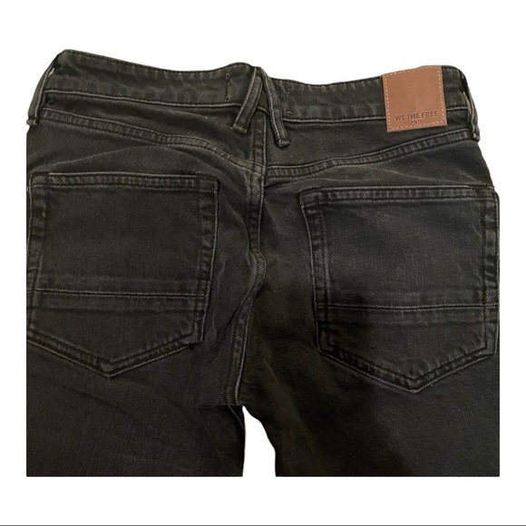 Free people We The Free Cuffed Slim Boyfriend Jean in Faded Black - Picture 9 of 14